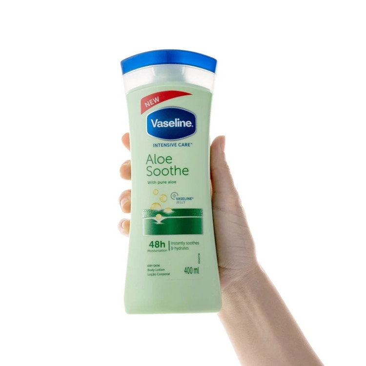 لوسیون بدن وازلین Vaseline مدل Aloe Soothe اصلی