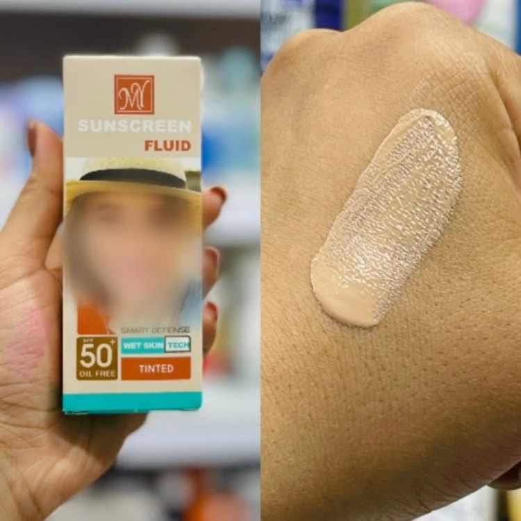 فلوئید ضد آفتاب رنگی مای SPF 50 مدل اسمارت دیفنس