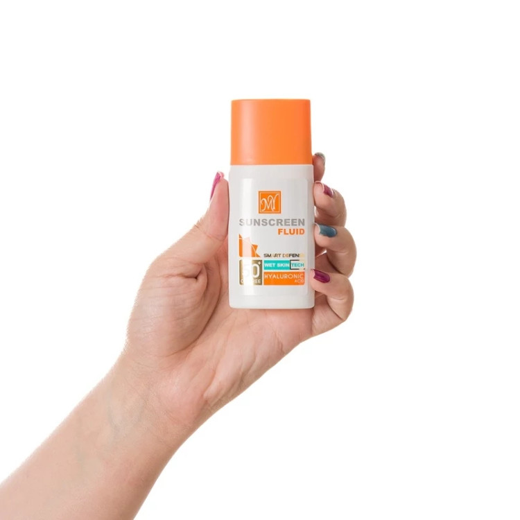 فلوئید ضدآفتاب بی رنگ مای SPF50 مدل Smart Defense