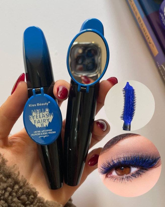 ریمل رنگی آینه دار کیس بیوتی فرچه ژله ای